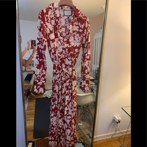 Alexis printed shirt dress size small